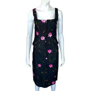 Tara Jarmon Black Denim Skirt Set